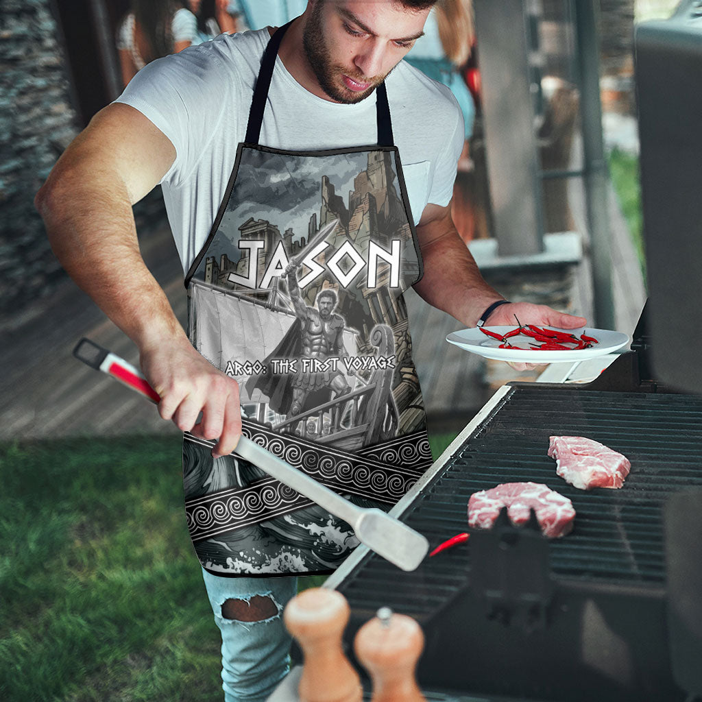 Jason Argo The First Voyage Apron Ancient Greek Mythology Heroic Warrior Dragon Battle