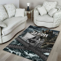 Jason Argo The First Voyage Area Rug Ancient Greek Mythology Heroic Warrior Dragon Battle