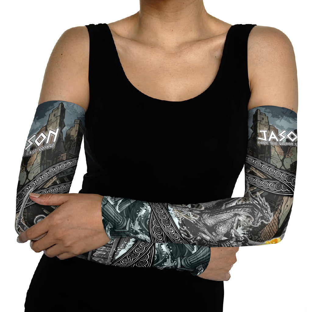 Jason Argo The First Voyage Arm Sleeves Ancient Greek Mythology Heroic Warrior Dragon Battle