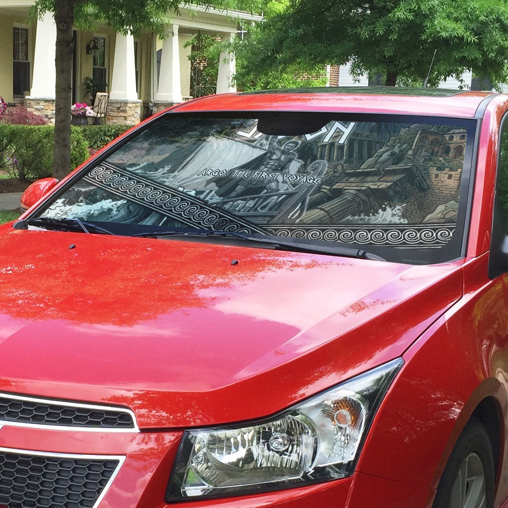 Jason Argo The First Voyage Auto Sun Shade Ancient Greek Mythology Heroic Warrior Dragon Battle