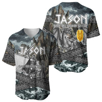Jason Argo The First Voyage Baseball Jersey Ancient Greek Mythology Heroic Warrior Dragon Battle