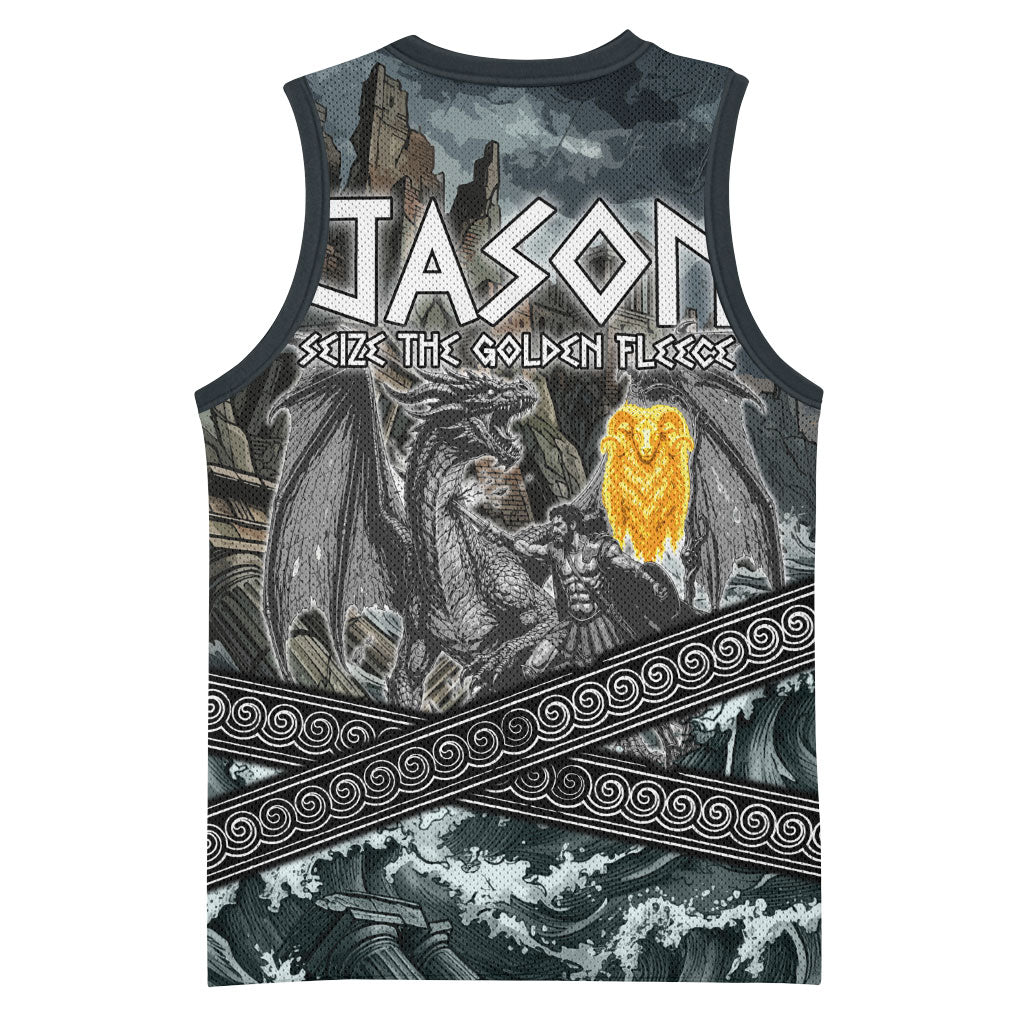 Jason Argo The First Voyage Basketball Jersey Ancient Greek Mythology Heroic Warrior Dragon Battle
