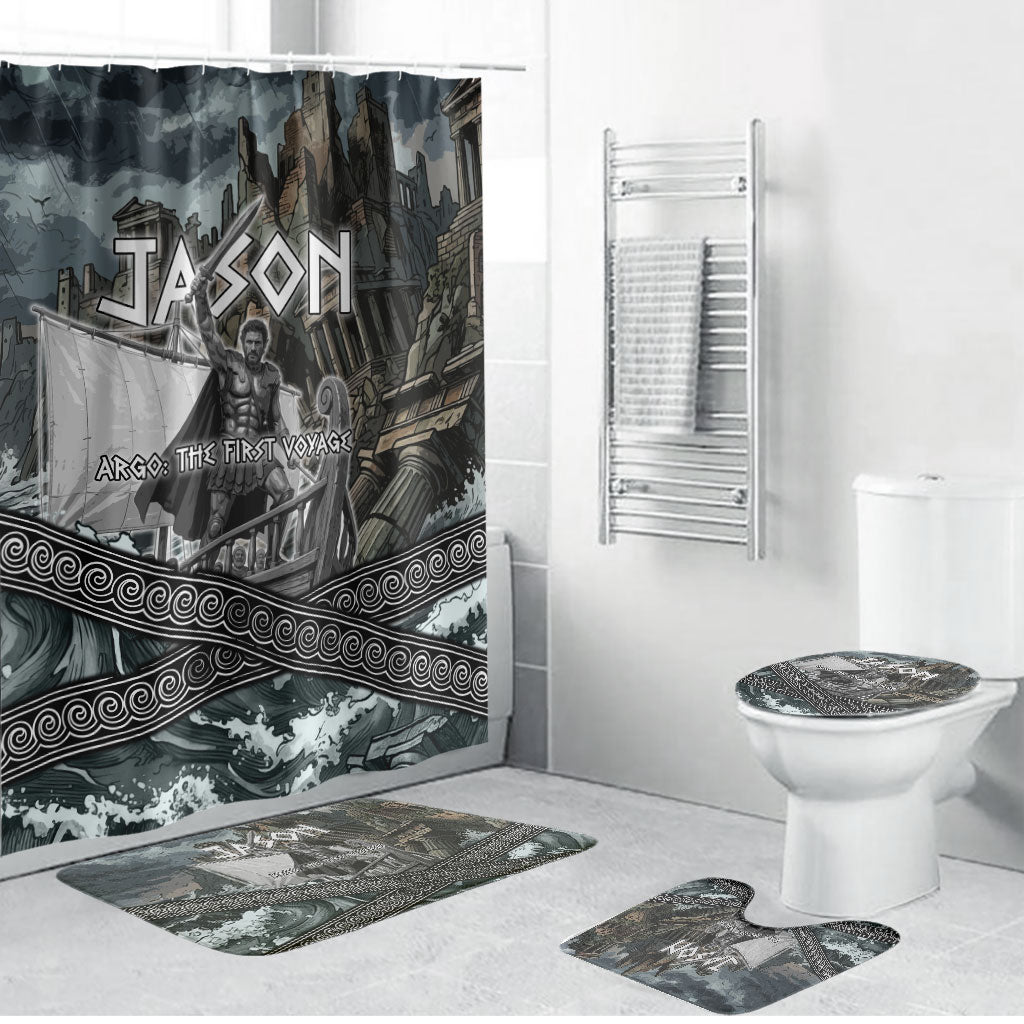 Jason Argo The First Voyage Bathroom Set Ancient Greek Mythology Heroic Warrior Dragon Battle