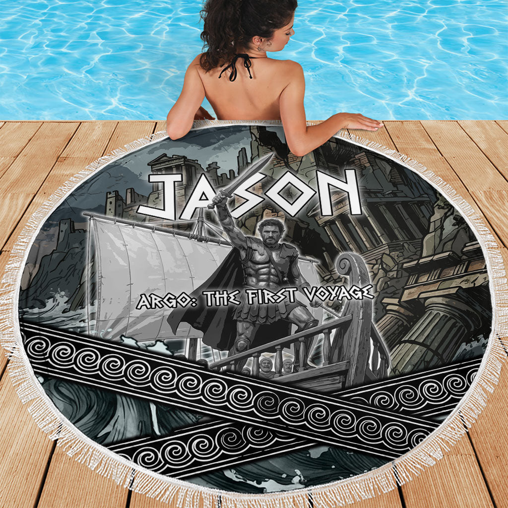 Jason Argo The First Voyage Beach Blanket Ancient Greek Mythology Heroic Warrior Dragon Battle