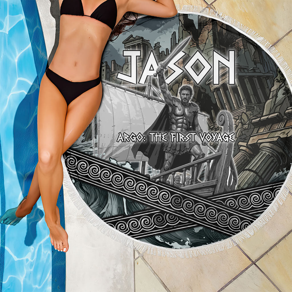 Jason Argo The First Voyage Beach Blanket Ancient Greek Mythology Heroic Warrior Dragon Battle