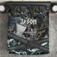 Jason Argo The First Voyage Bedding Set Ancient Greek Mythology Heroic Warrior Dragon Battle