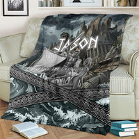 Jason Argo The First Voyage Blanket Ancient Greek Mythology Heroic Warrior Dragon Battle