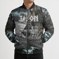 Jason Argo The First Voyage Bomber Puffer Jacket Ancient Greek Mythology Heroic Warrior Dragon Battle