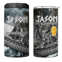 Jason Argo The First Voyage 4 in 1 Can Cooler Tumbler Ancient Greek Mythology Heroic Warrior Dragon Battle