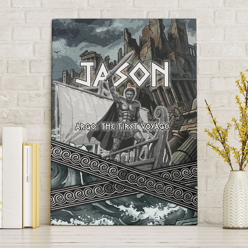 Jason Argo The First Voyage Canvas Wall Art Ancient Greek Mythology Heroic Warrior Dragon Battle