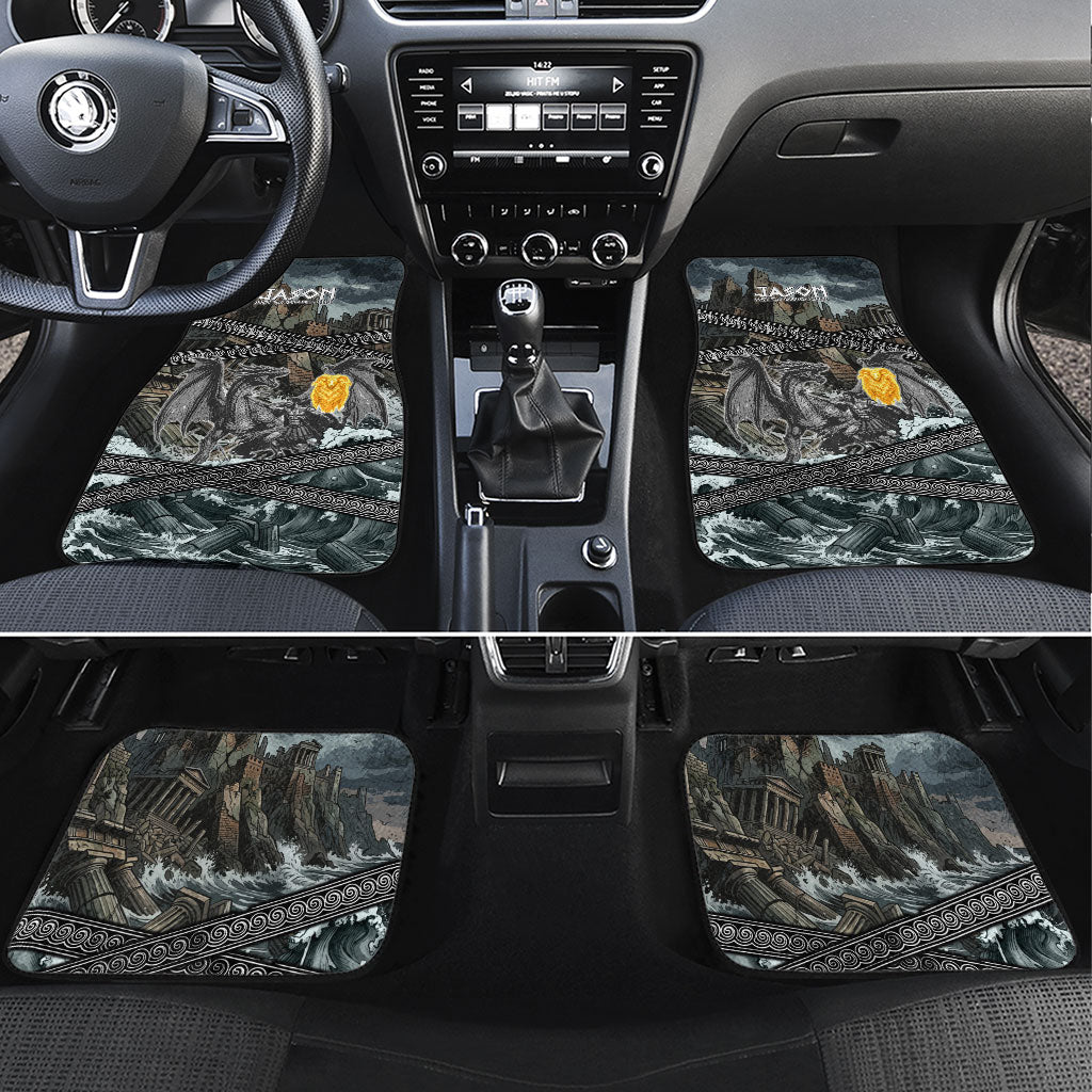 Jason Argo The First Voyage Car Mats Ancient Greek Mythology Heroic Warrior Dragon Battle