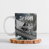 Jason Argo The First Voyage Ceramic Mug Ancient Greek Mythology Heroic Warrior Dragon Battle