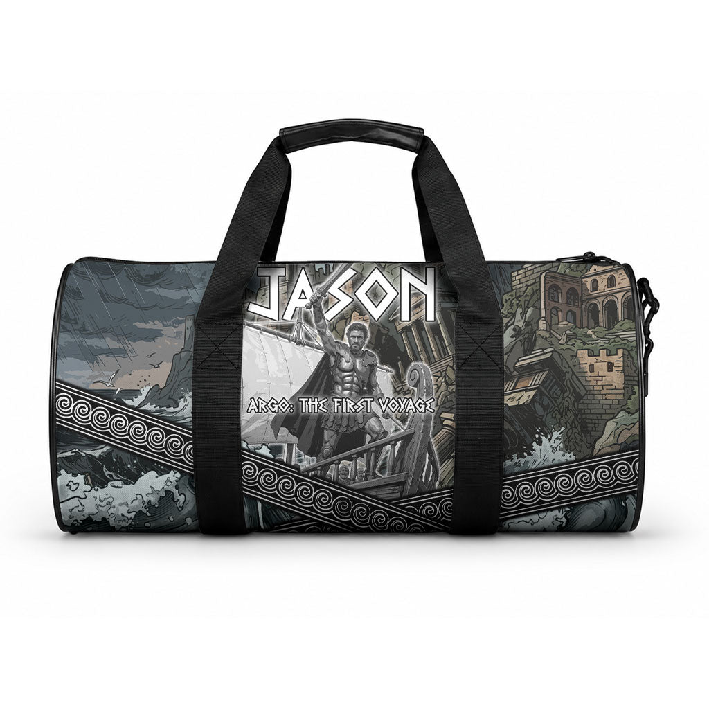 Jason Argo The First Voyage Duffle Bag Ancient Greek Mythology Heroic Warrior Dragon Battle
