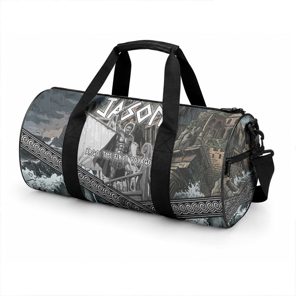 Jason Argo The First Voyage Duffle Bag Ancient Greek Mythology Heroic Warrior Dragon Battle