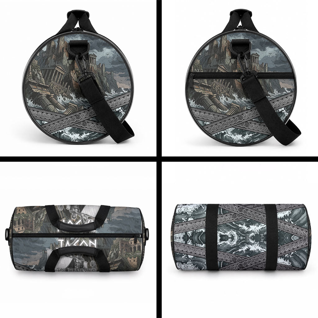 Jason Argo The First Voyage Duffle Bag Ancient Greek Mythology Heroic Warrior Dragon Battle