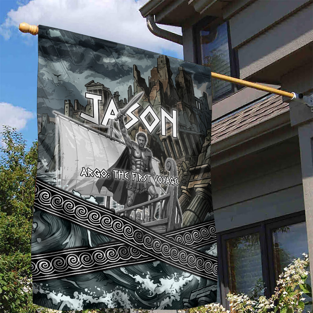 Jason Argo The First Voyage Garden Flag Ancient Greek Mythology Heroic Warrior Dragon Battle