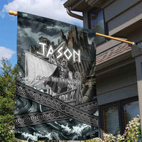 Jason Argo The First Voyage Garden Flag Ancient Greek Mythology Heroic Warrior Dragon Battle