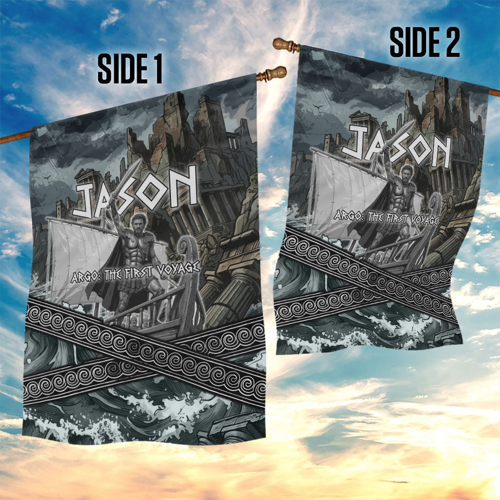 Jason Argo The First Voyage Garden Flag Ancient Greek Mythology Heroic Warrior Dragon Battle