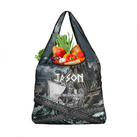 Jason Argo The First Voyage Grocery Bag Ancient Greek Mythology Heroic Warrior Dragon Battle