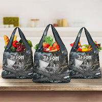 Jason Argo The First Voyage Grocery Bag Ancient Greek Mythology Heroic Warrior Dragon Battle