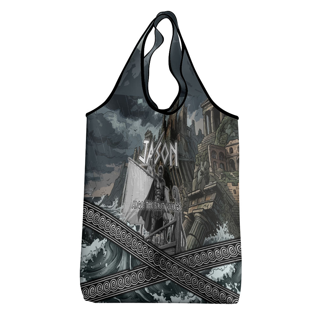 Jason Argo The First Voyage Grocery Bag Ancient Greek Mythology Heroic Warrior Dragon Battle