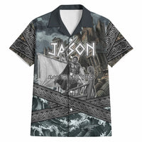 Jason Argo The First Voyage Hawaiian Shirt Ancient Greek Mythology Heroic Warrior Dragon Battle