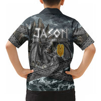 Jason Argo The First Voyage Hawaiian Shirt Ancient Greek Mythology Heroic Warrior Dragon Battle