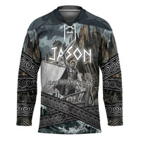 Jason Argo The First Voyage Hockey Jersey Ancient Greek Mythology Heroic Warrior Dragon Battle