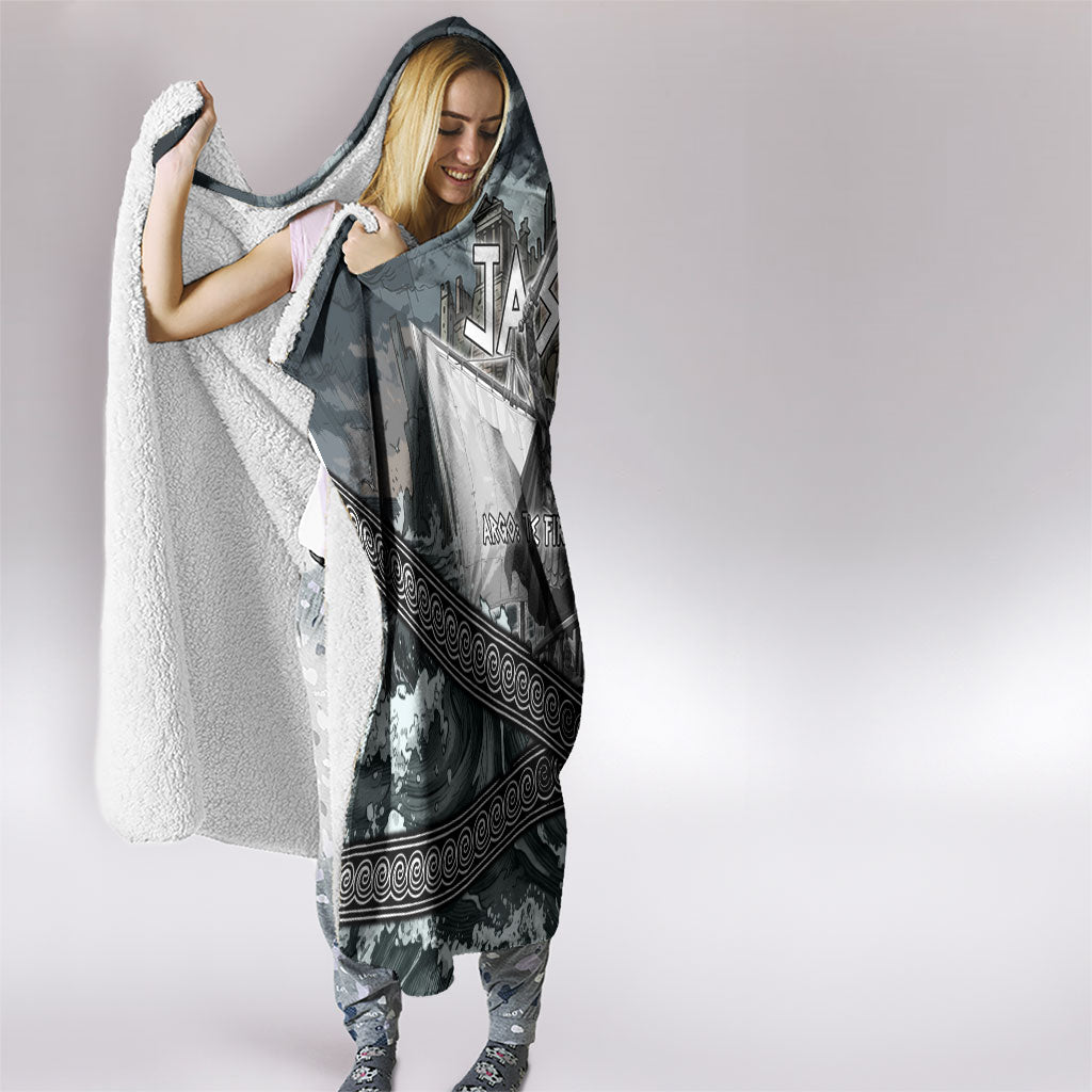 Jason Argo The First Voyage Hooded Blanket Ancient Greek Mythology Heroic Warrior Dragon Battle