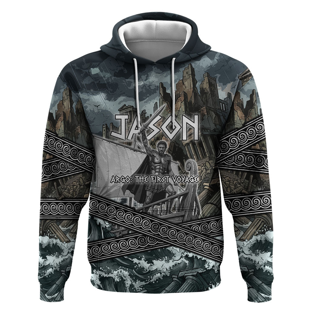 Jason Argo The First Voyage Hoodie Ancient Greek Mythology Heroic Warrior Dragon Battle