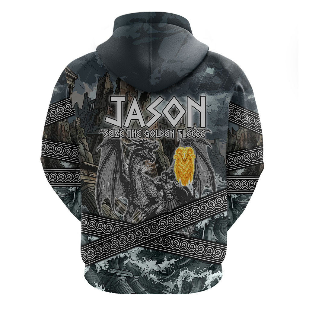 Jason Argo The First Voyage Hoodie Ancient Greek Mythology Heroic Warrior Dragon Battle