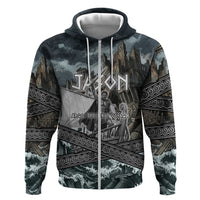 Jason Argo The First Voyage Hoodie Ancient Greek Mythology Heroic Warrior Dragon Battle
