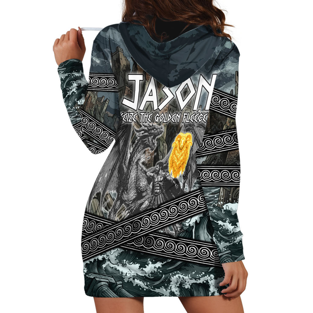 Jason Argo The First Voyage Hoodie Dress Ancient Greek Mythology Heroic Warrior Dragon Battle