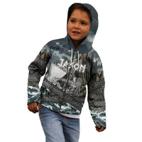 Jason Argo The First Voyage Kid Hoodie Ancient Greek Mythology Heroic Warrior Dragon Battle
