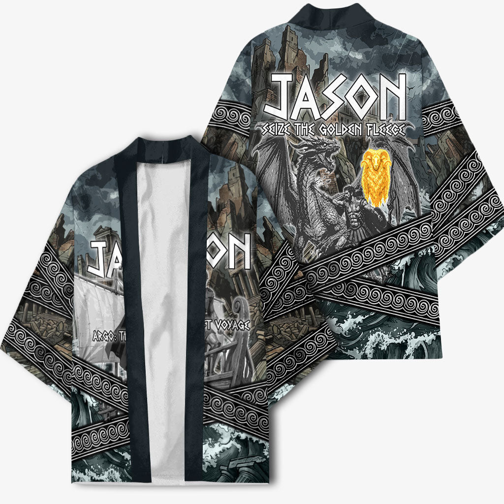 Jason Argo The First Voyage Kimono Ancient Greek Mythology Heroic Warrior Dragon Battle
