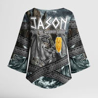 Jason Argo The First Voyage Kimono Sleeve Blouse Ancient Greek Mythology Heroic Warrior Dragon Battle