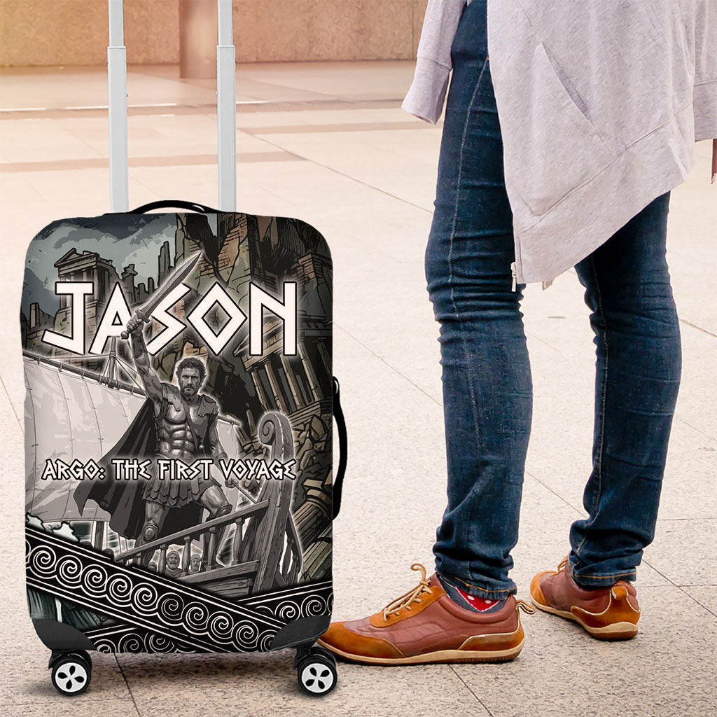 Jason Argo The First Voyage Luggage Cover Ancient Greek Mythology Heroic Warrior Dragon Battle