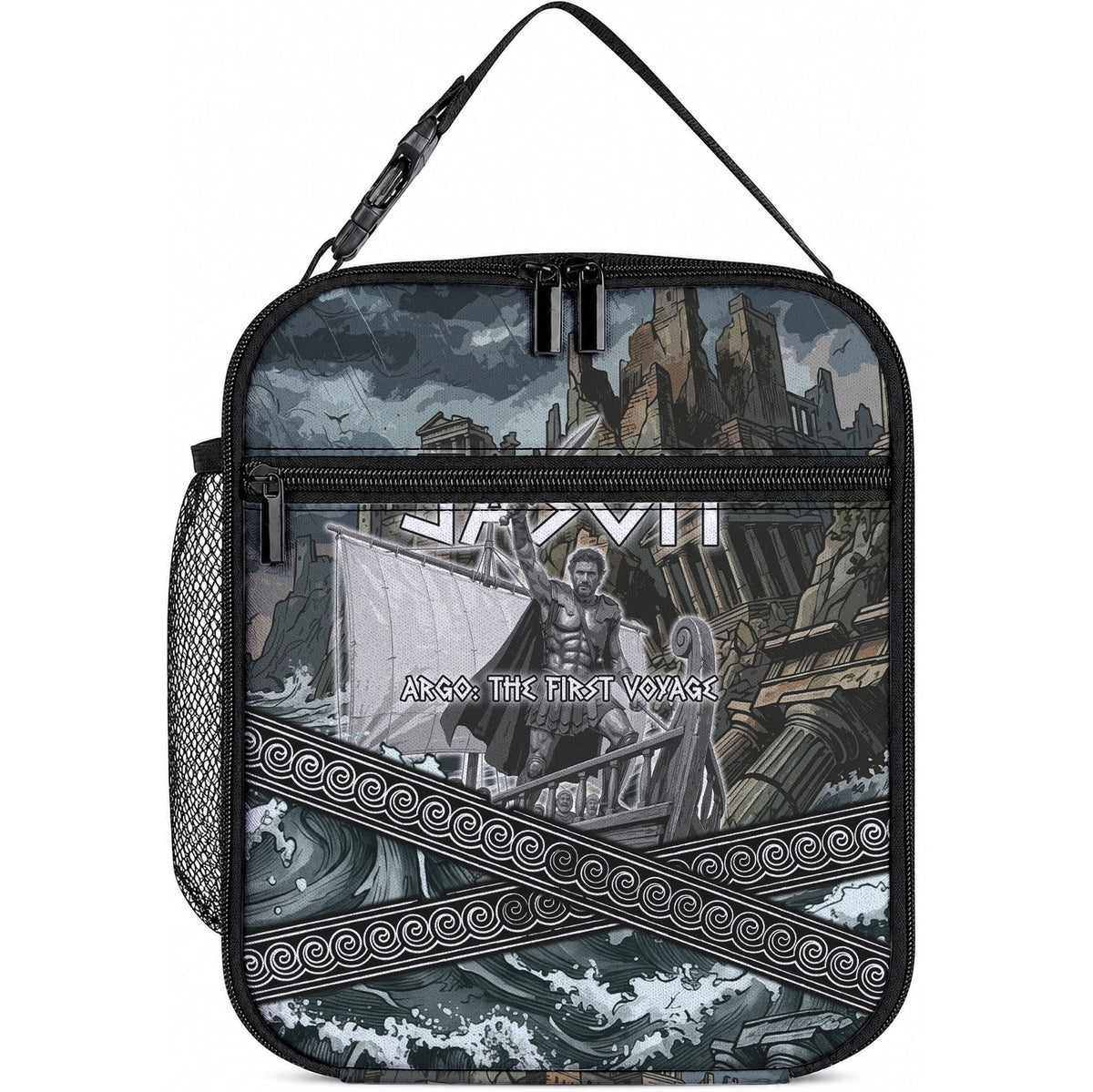 Jason Argo The First Voyage Lunch Bag Ancient Greek Mythology Heroic Warrior Dragon Battle