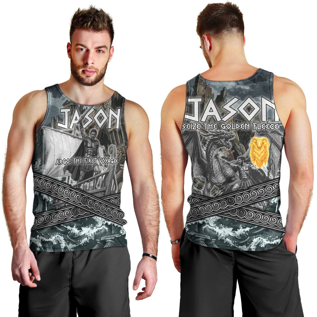 Jason Argo The First Voyage Men Tank Top Ancient Greek Mythology Heroic Warrior Dragon Battle