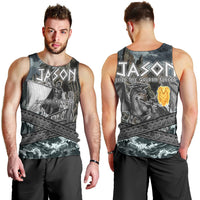 Jason Argo The First Voyage Men Tank Top Ancient Greek Mythology Heroic Warrior Dragon Battle