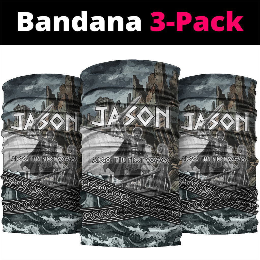 Jason Argo The First Voyage Neck Gaiter Ancient Greek Mythology Heroic Warrior Dragon Battle