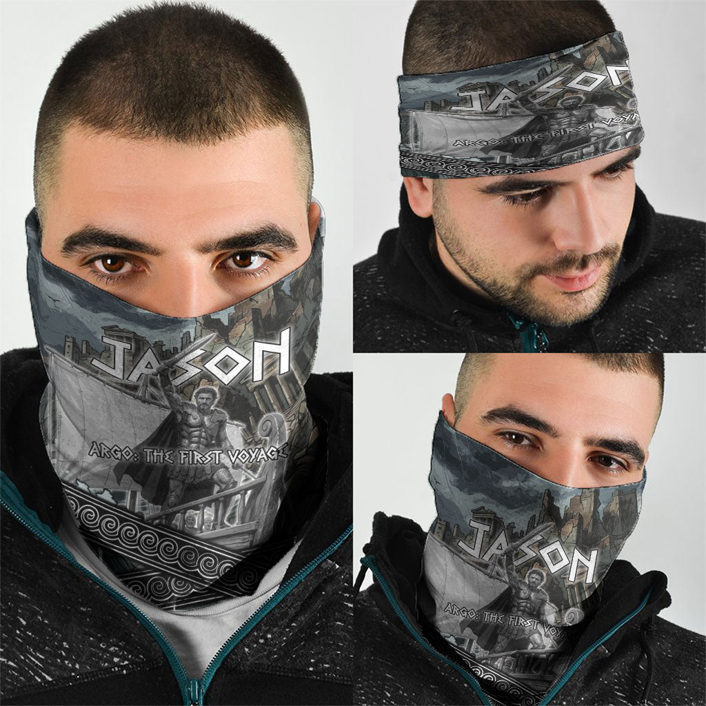 Jason Argo The First Voyage Neck Gaiter Ancient Greek Mythology Heroic Warrior Dragon Battle