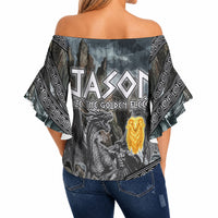 Jason Argo The First Voyage Off Shoulder Wrap Waist Top Ancient Greek Mythology Heroic Warrior Dragon Battle