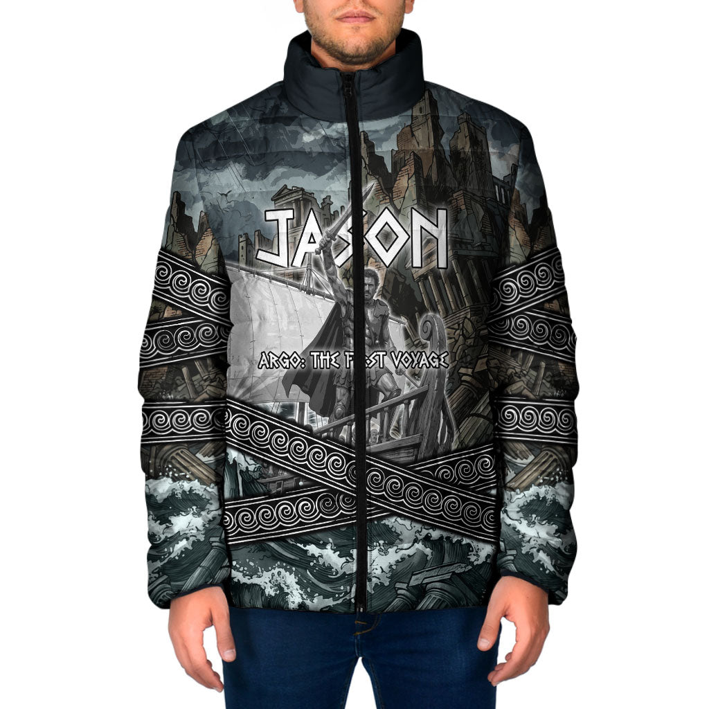 Jason Argo The First Voyage Padded Jacket Ancient Greek Mythology Heroic Warrior Dragon Battle