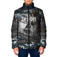 Jason Argo The First Voyage Padded Jacket Ancient Greek Mythology Heroic Warrior Dragon Battle