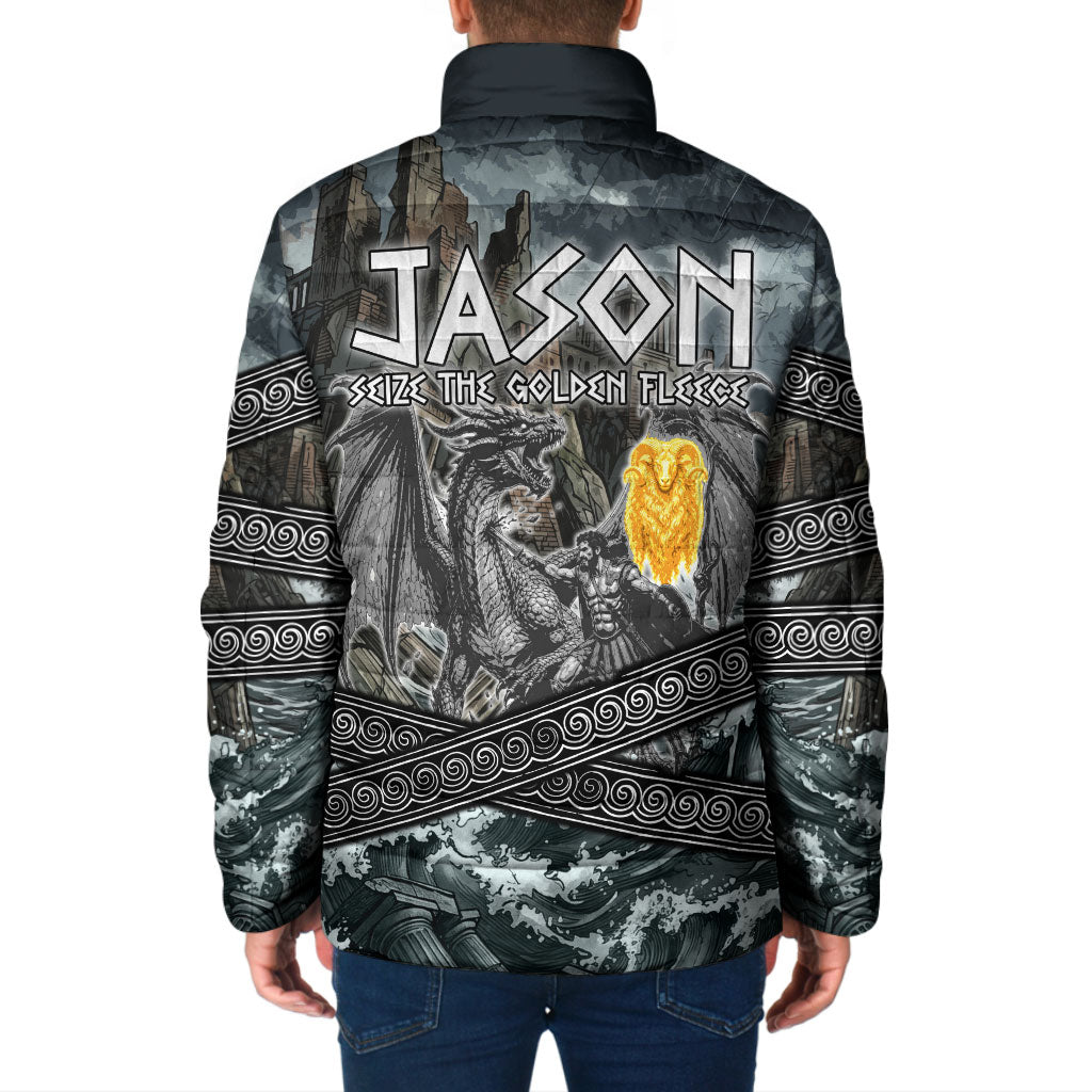 Jason Argo The First Voyage Padded Jacket Ancient Greek Mythology Heroic Warrior Dragon Battle