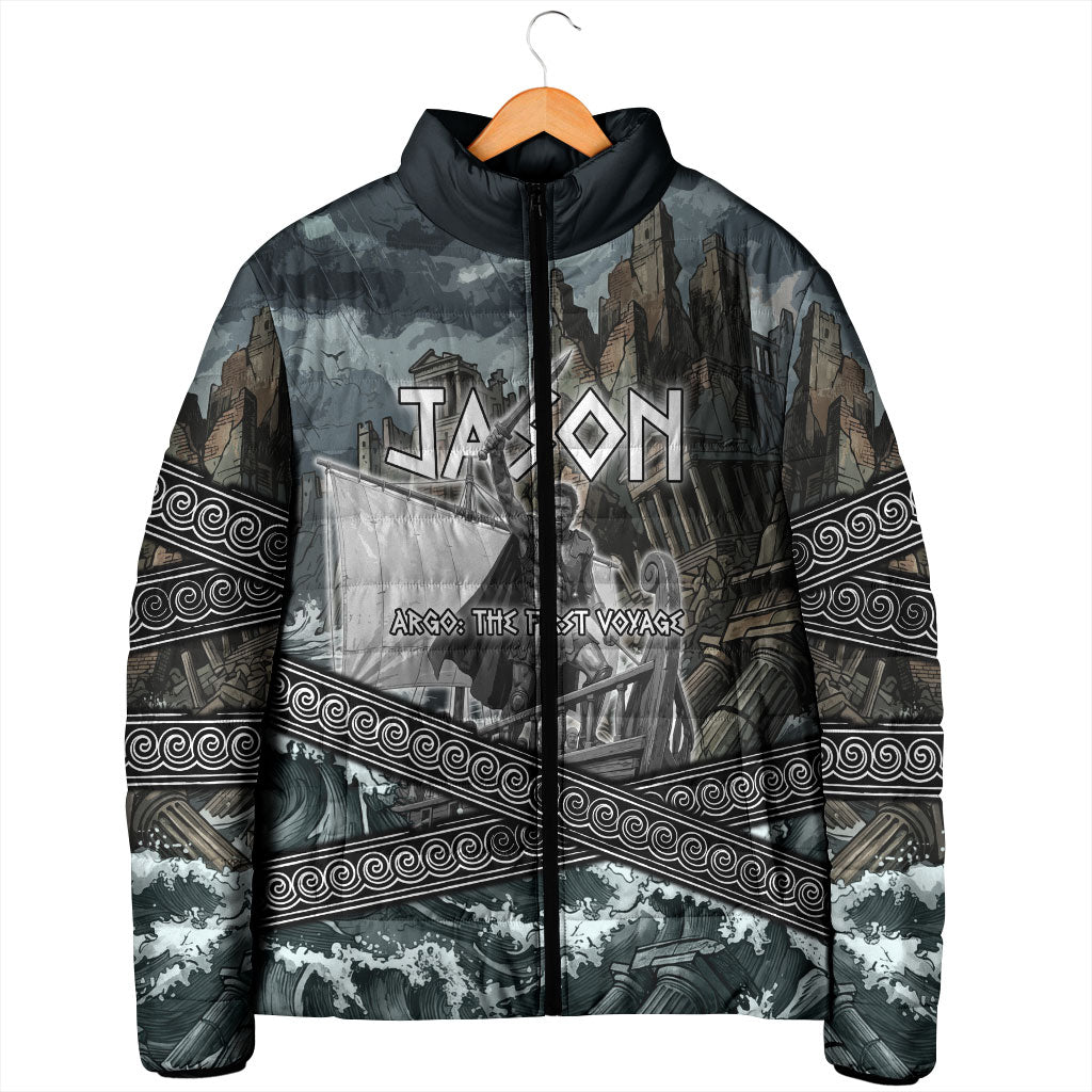 Jason Argo The First Voyage Padded Jacket Ancient Greek Mythology Heroic Warrior Dragon Battle