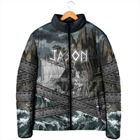 Jason Argo The First Voyage Padded Jacket Ancient Greek Mythology Heroic Warrior Dragon Battle