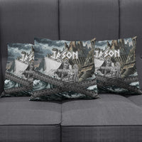 Jason Argo The First Voyage Pillow Cover Ancient Greek Mythology Heroic Warrior Dragon Battle