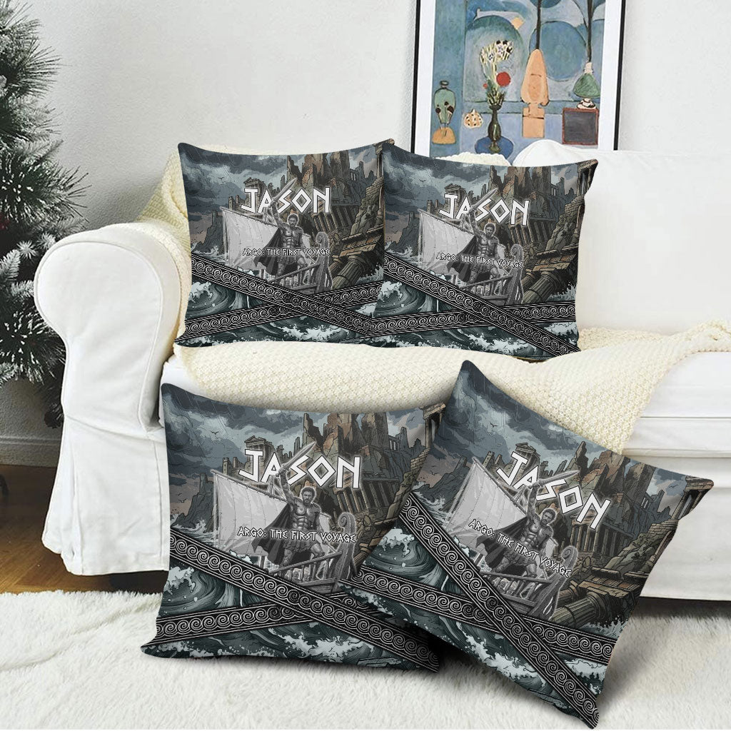 Jason Argo The First Voyage Pillow Cover Ancient Greek Mythology Heroic Warrior Dragon Battle